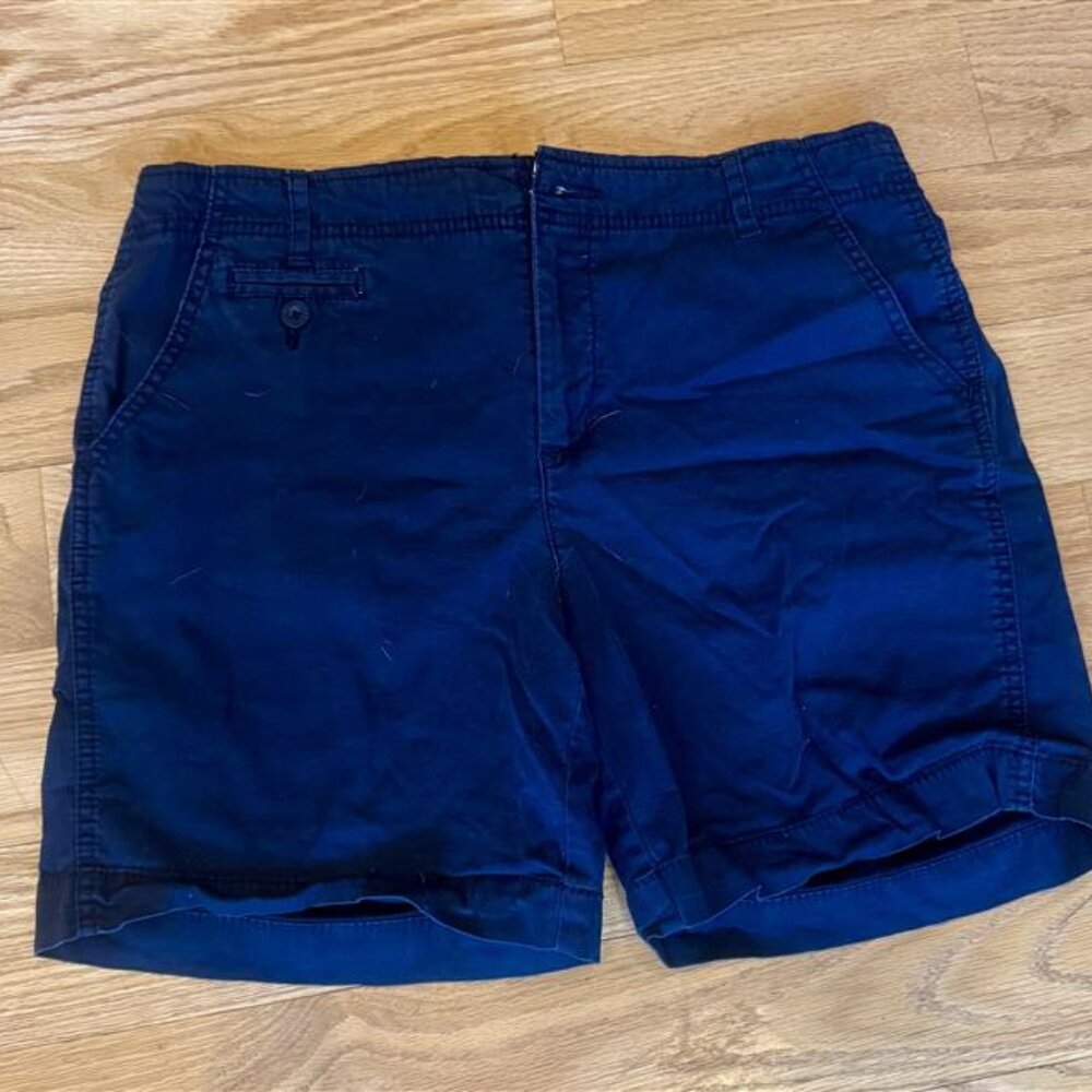 Faded Glory Women’s Blue Stretch Shorts Size 12 - Picture 2 of 3
